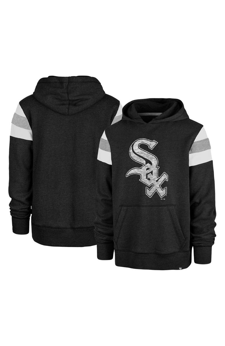 '47 Men's '47 Heather Black Chicago White Sox Premier Nico Pullover Hoodie, Main, color, Heather Black