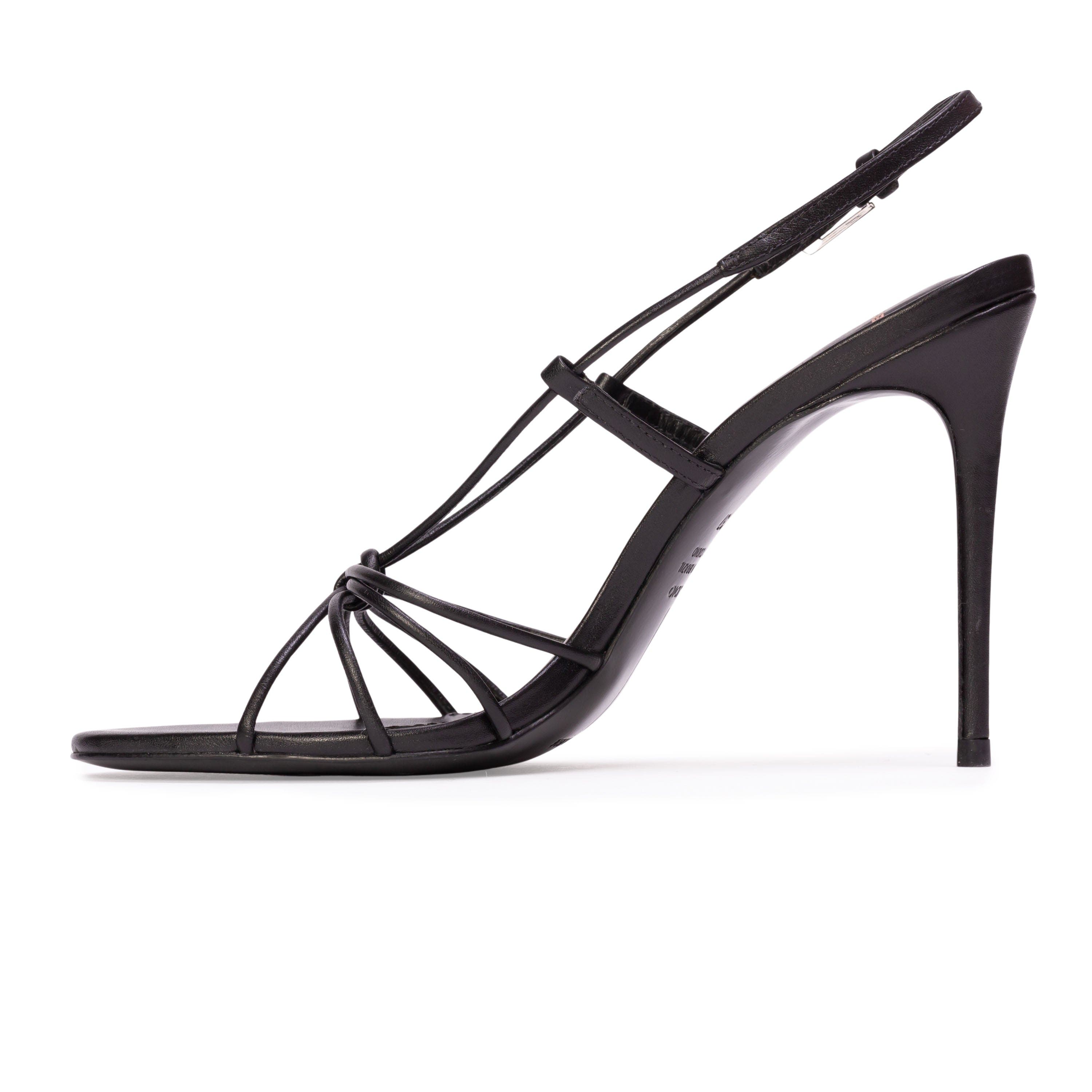 Fern 100 Leather Sandal, Alternate, color, Black Leather