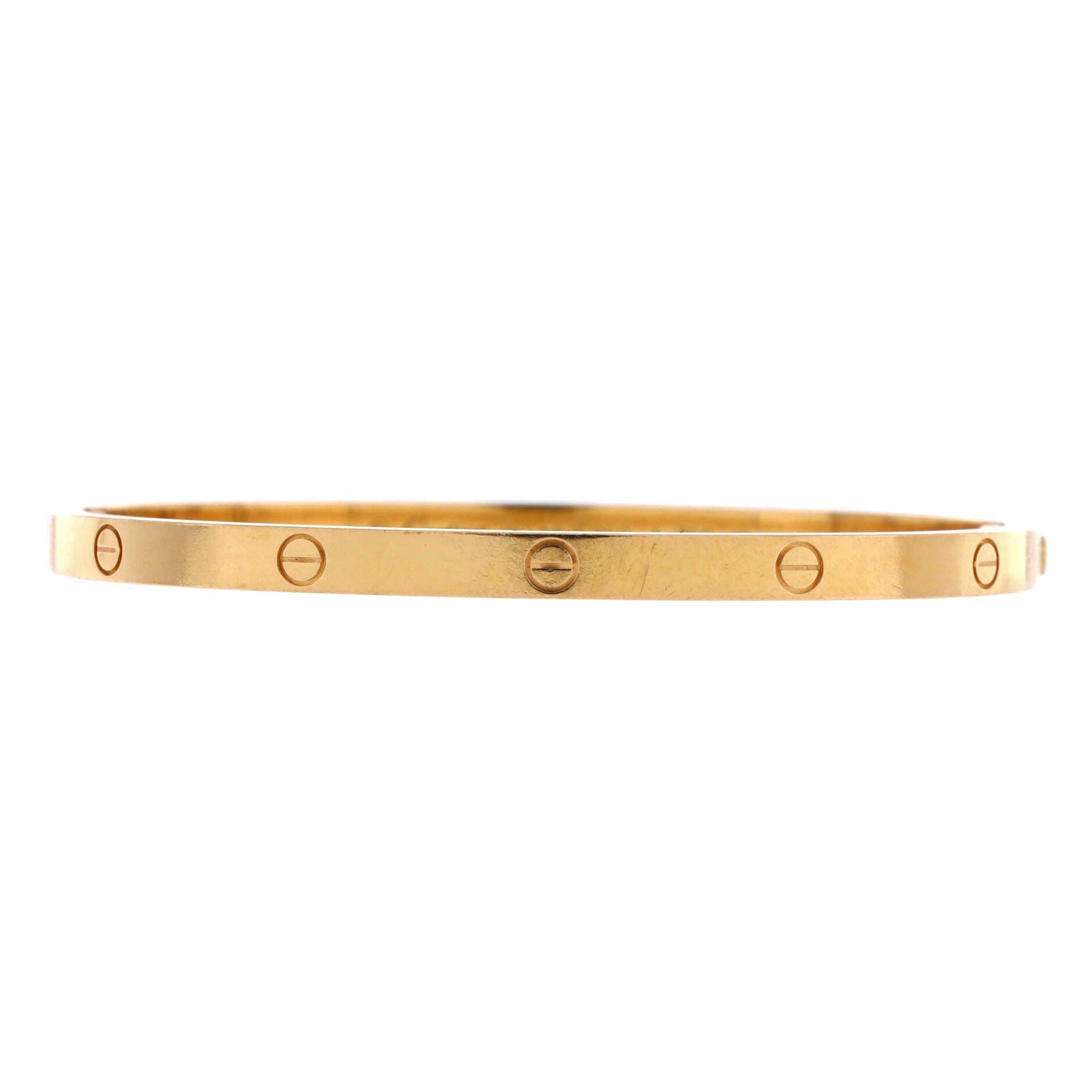 Love Bracelet 18K Yellow Gold Small, Main, color, Metallic Gold