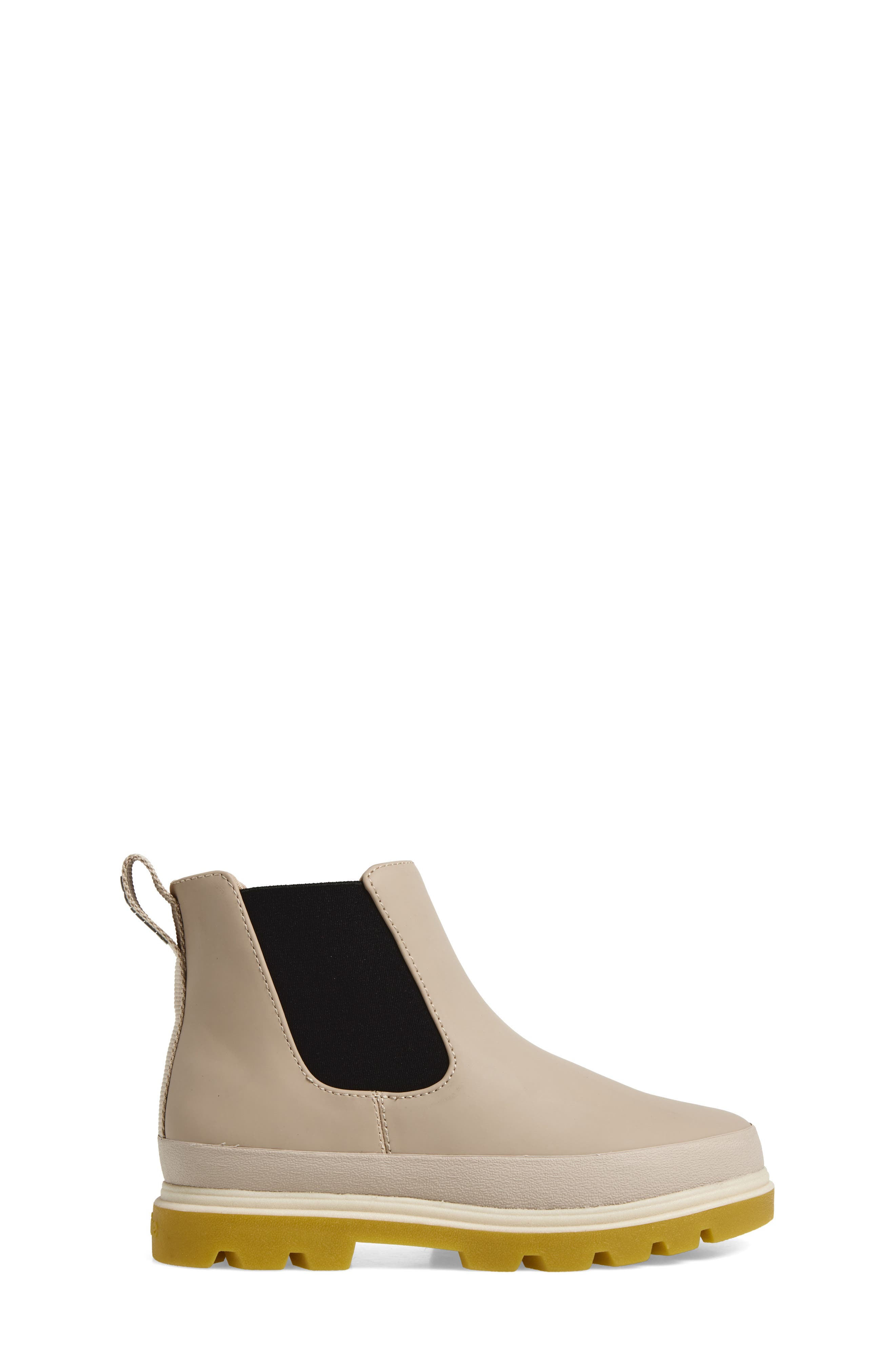 Native Shoes Kids' Kensington Water Resistant Chelsea Boot, Alternate, color, Flax Tan/ Brown/ White