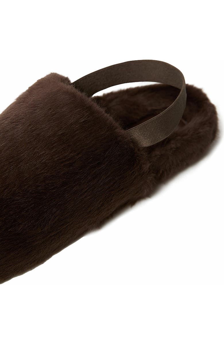 WeWoreWhat Fur Slipper, Alternate, color, Chestnut