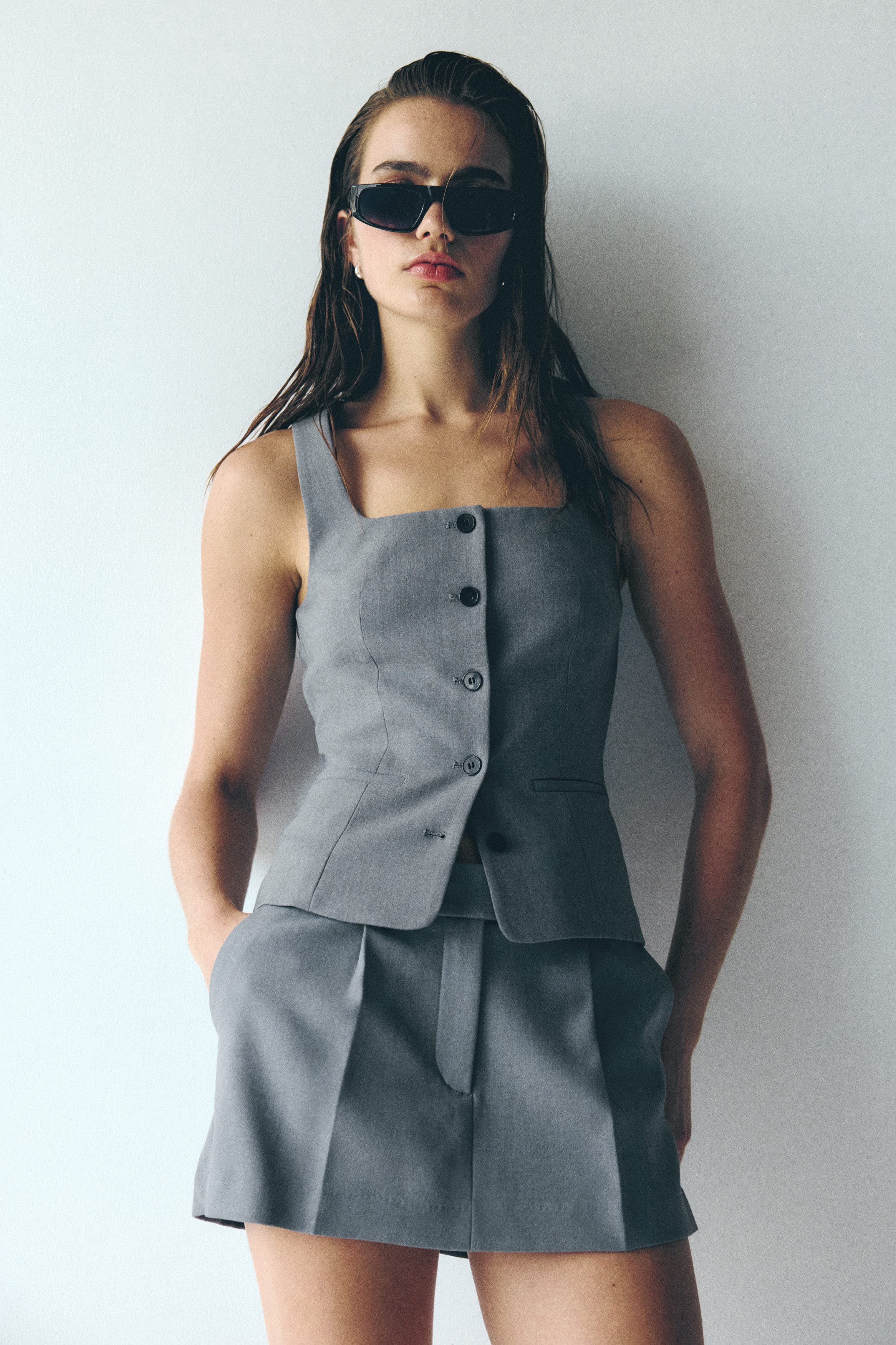 Tailored Mini Skort - image 2