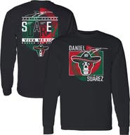 Trackhouse Racing Team Collection Men's Trackhouse Racing Team Collection Black Daniel Suarez Vivo Long Sleeve T-Shirt