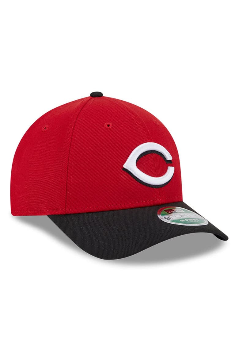 Men's New Era  Red Cincinnati Reds Player Replica 9FORTY Adjustable Hat, Alternate, color, Red