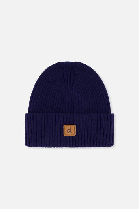 Ribbed Knit Folded Cuff Beanie