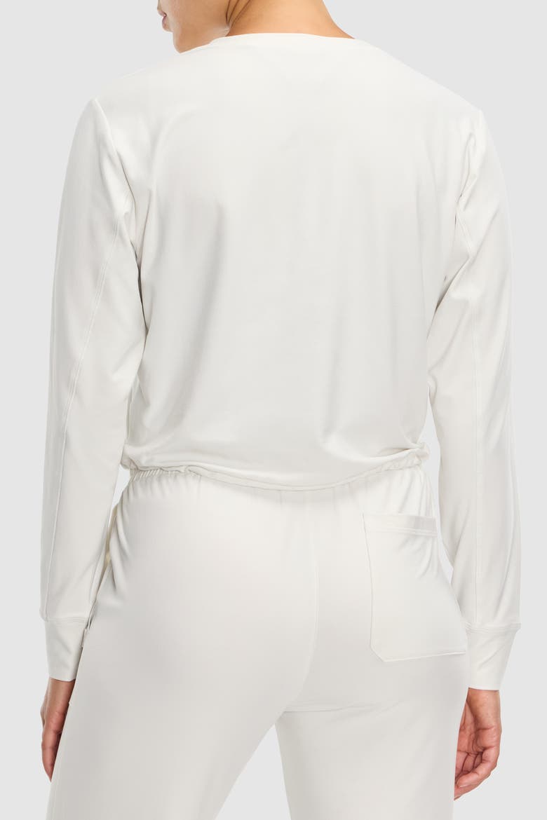Dreamblend Crewneck Pullover, Alternate, color, Snow