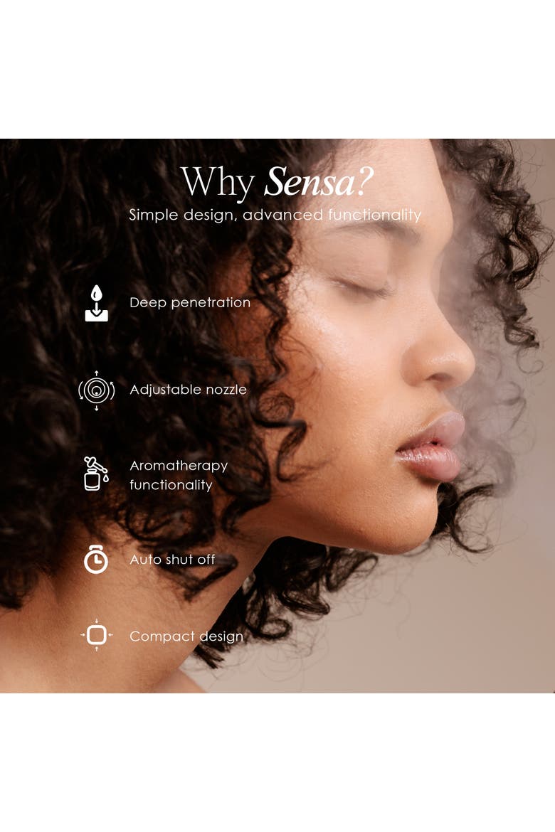 Sensa Nano Ionic Facial Steamer, Alternate, color, White