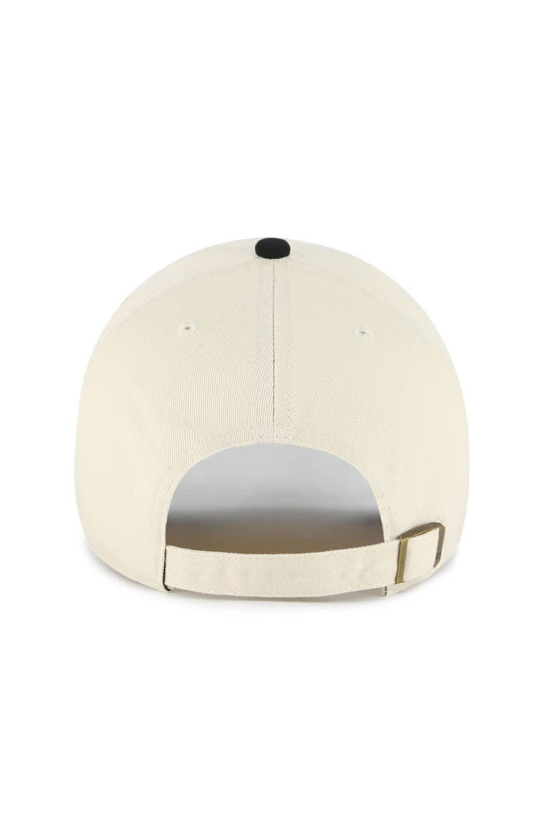 Men's '47  Natural Las Vegas Raiders Windham Clean Up Adjustable Hat, Alternate, color, Natural