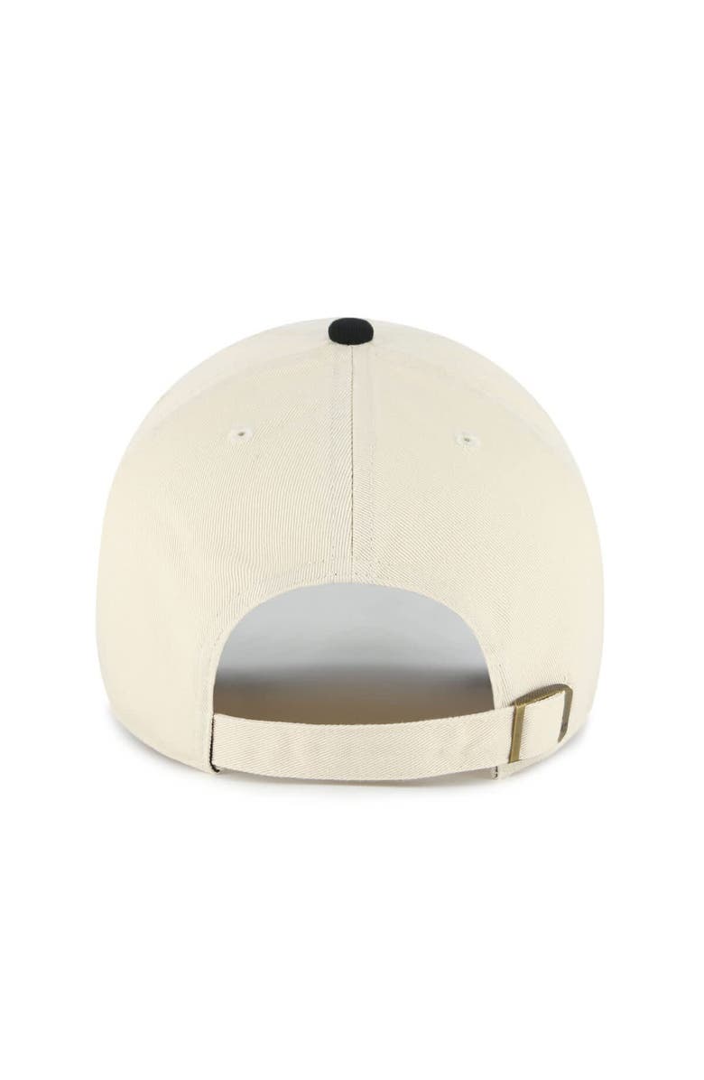 '47 Men's '47  Natural Las Vegas Raiders Windham Clean Up Adjustable Hat, Alternate, color, Natural