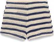 MANGO Stripe Open Stitch Shorts