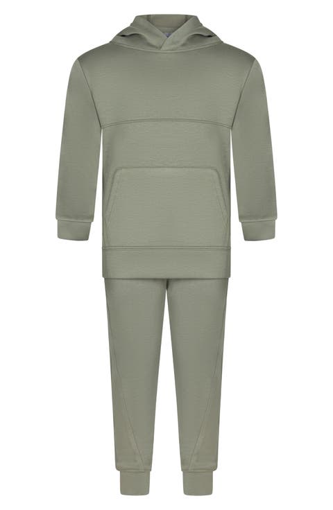 Kids' Defy Scuba Knit Hoodie, T-Shirt & Joggers Set (Toddler)