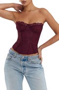 Mistress Rocks Straples Lace Corset Top