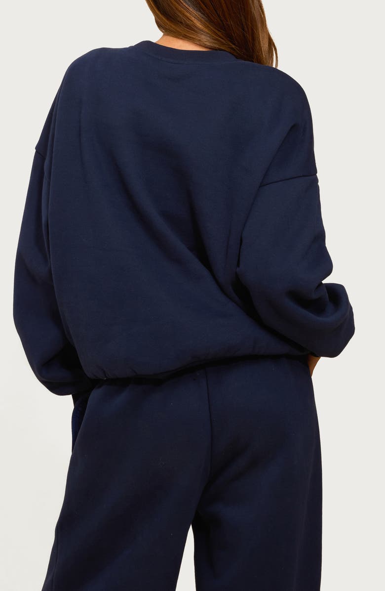 EDIKTED Major Logo Embroidered Sweatshirt, Alternate, color, 