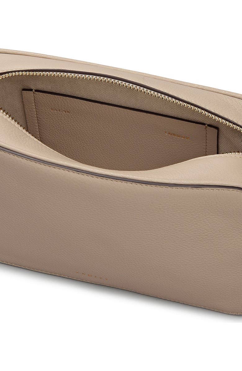 Radley Small Duchess Croc Embossed Leather Crossbody Bag, Alternate, color, Porcini