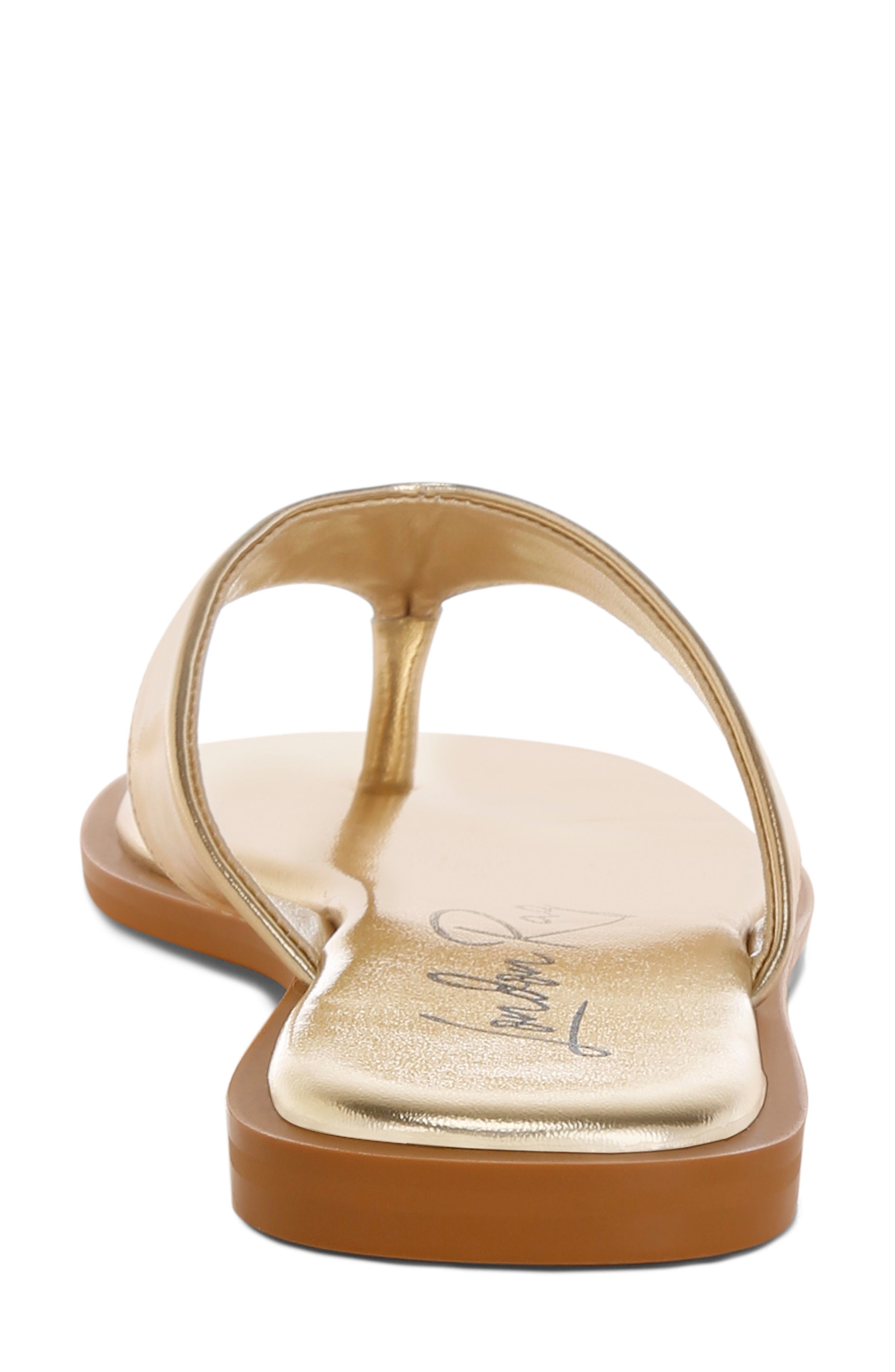 LONDON RAG Nitty Flip Flop, Alternate, color, Gold