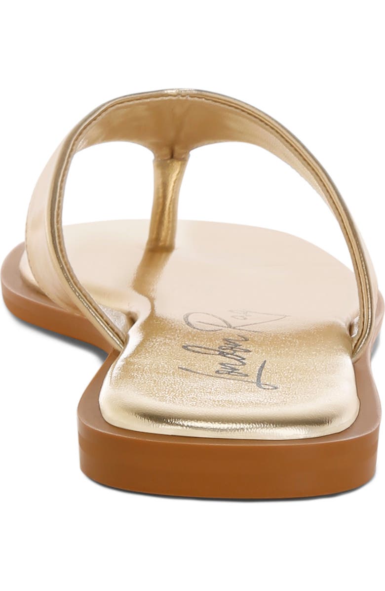 LONDON RAG Nitty Flip Flop, Alternate, color, Gold