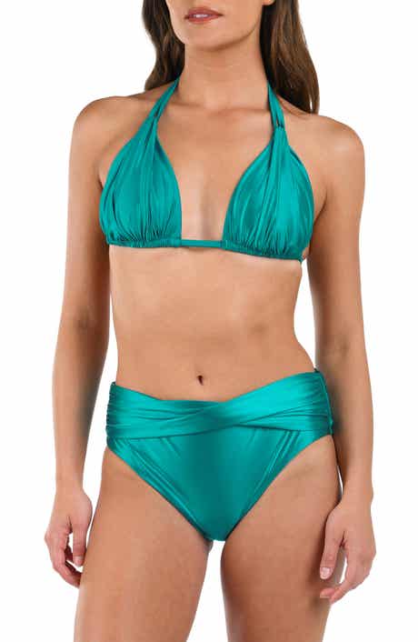 La Blanca Earth Halter Bikini Top