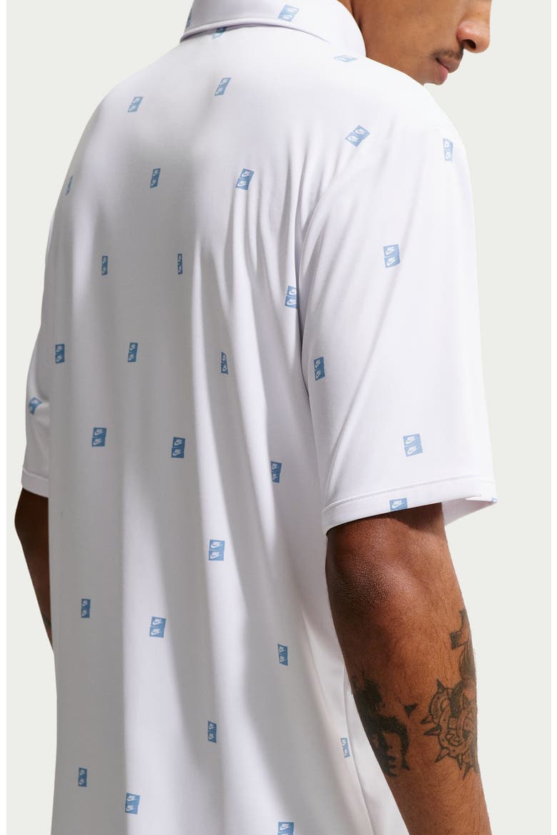 Dri-FIT Par Golf Polo, Alternate, color, WHITE/ WORK BLUE