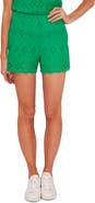 CeCe Cotton Eyelet Shorts