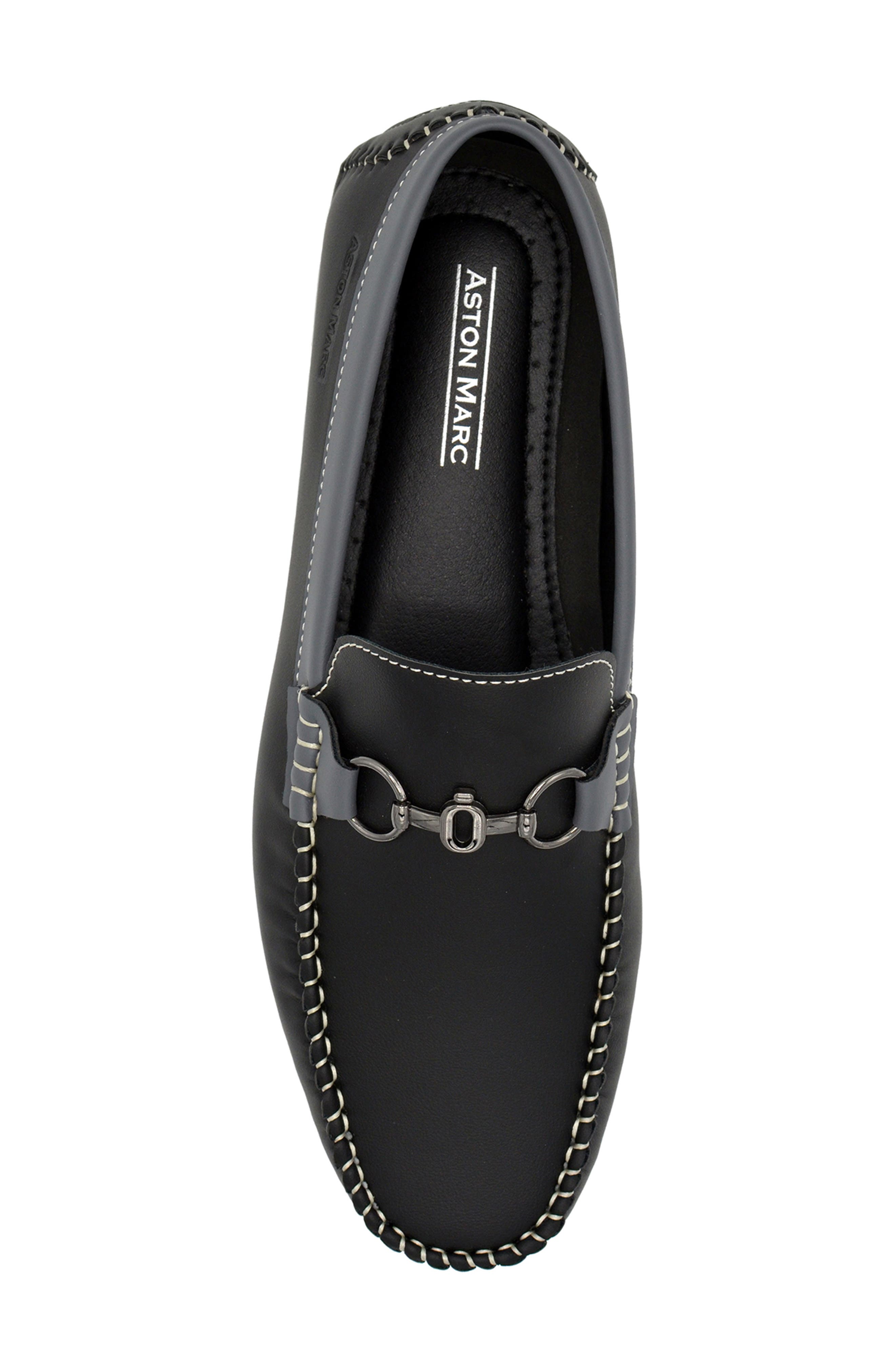 ASTON MARC Renton Driving Shoe, Alternate, color, Black