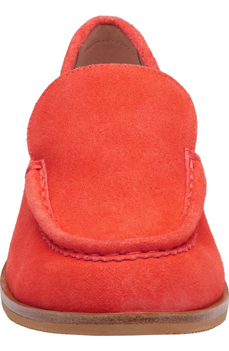 Johnston & Murphy Gillian Suede Loafer, Alternate, color, Coral Suede