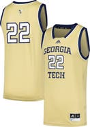 adidas Men's adidas #22 Gold Georgia Tech Yellow Jackets Swingman Jersey