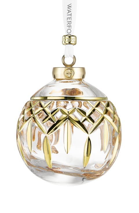 Lismore Gilded Bauble Ornament
