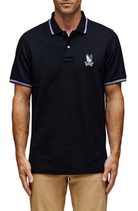 Dante Tipped Pima Cotton Piqué Polo