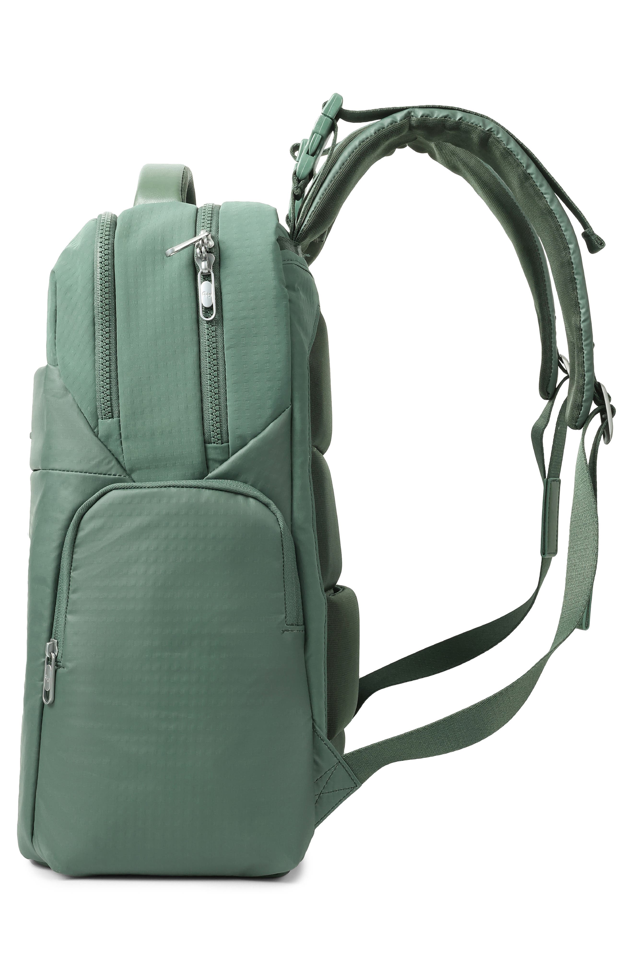 Hedgren Tsutsumi Diaper Backpack, Alternate, color, Duck Green