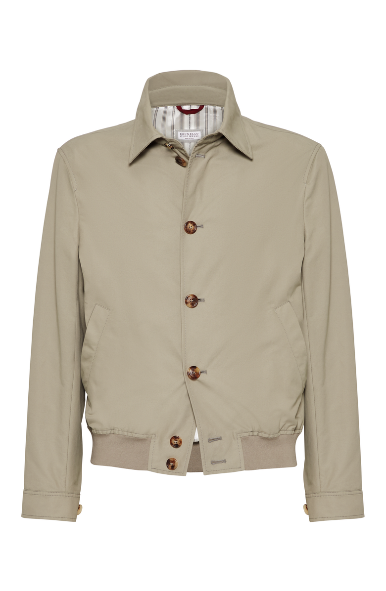 Brunello Cucinelli Water-resistant bomber jacket, Main, color, 