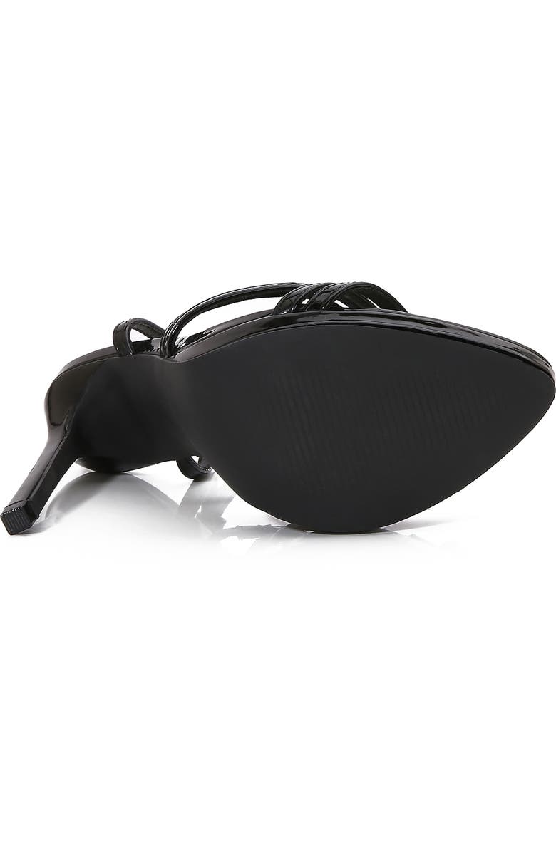 BERNESS Herlinsa Ankle Strappy Stiletto Sandal, Alternate, color, Black