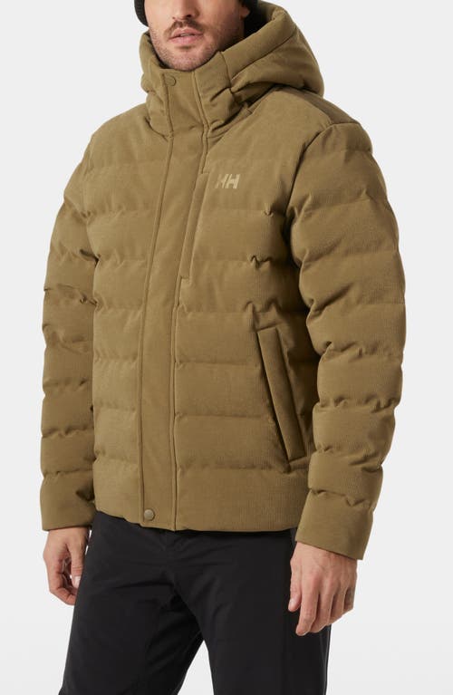 Helly Hansen Alby Water Repellent Puffer Jacket In Brown