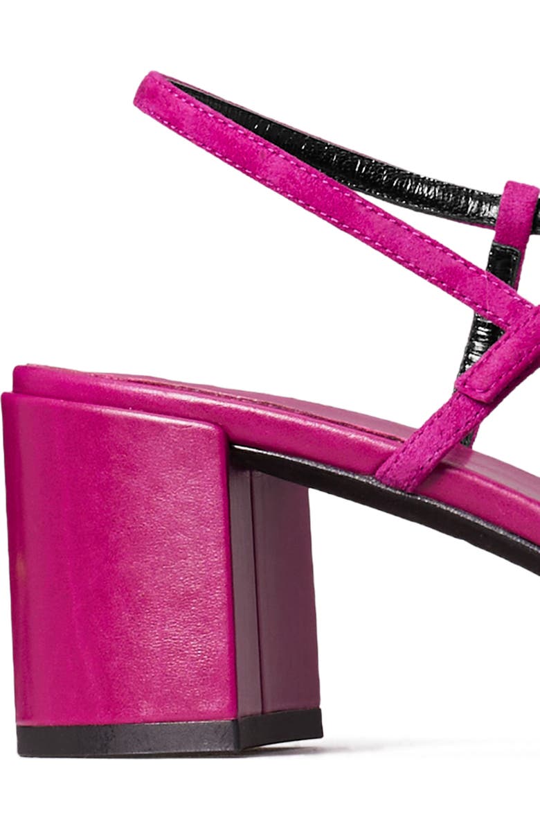 Tory Burch Gigi Ankle Strap Sandal, Alternate, color, Fuschia Pink