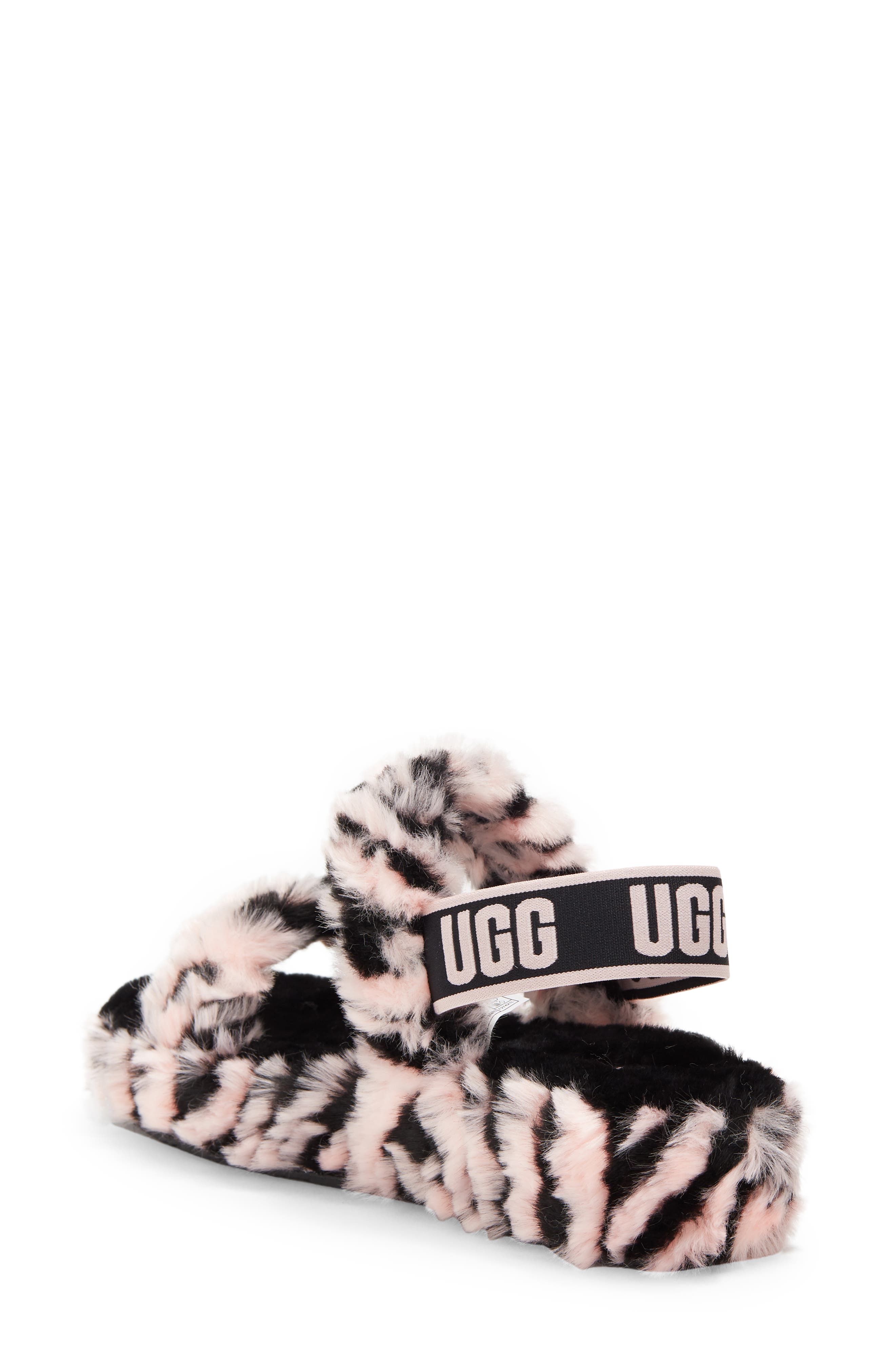 UGG<sup>®</sup> Oh Yeah Tiger Faux Fur Slipper, Alternate, color, 