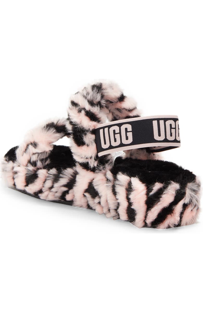 UGG<sup>®</sup> Oh Yeah Tiger Faux Fur Slipper, Alternate, color,