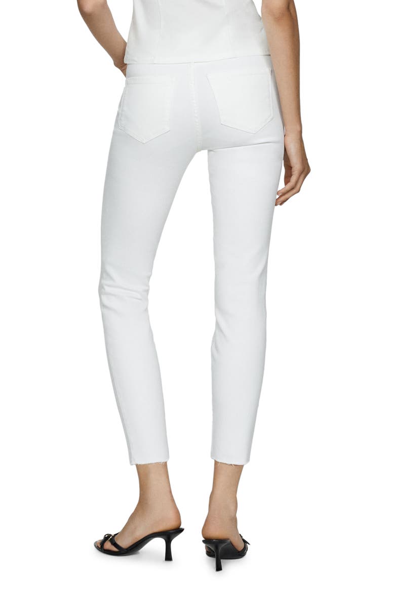 Ankle Skinny Jeans, Alternate, color, WHITE
