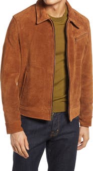 Schott NYC Men's Rough Out Suede Jacket