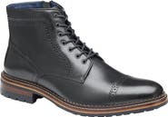 Johnston & Murphy Benton Leather Cap Toe Boot
