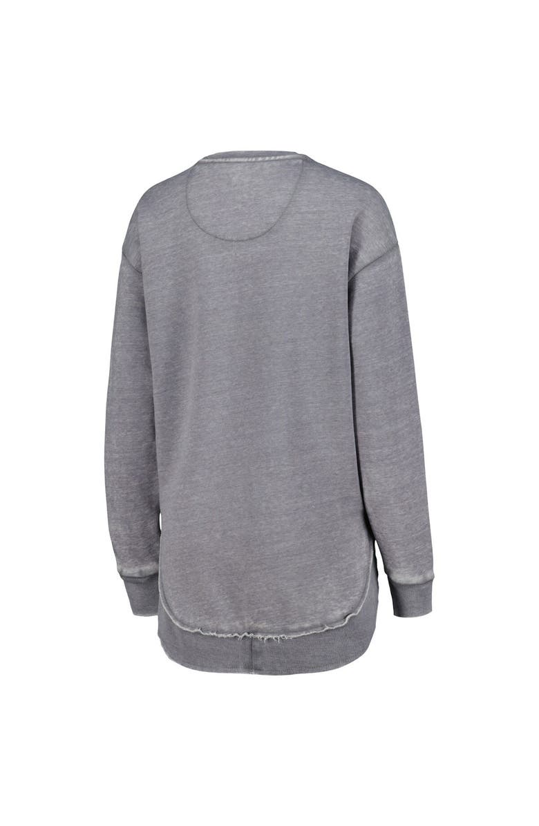 PRESSBOX Women's Pressbox  Gray Michigan Wolverines College Football Playoff 2023 National Champions Poncho Pullover Sweatshirt, Alternate, color, 