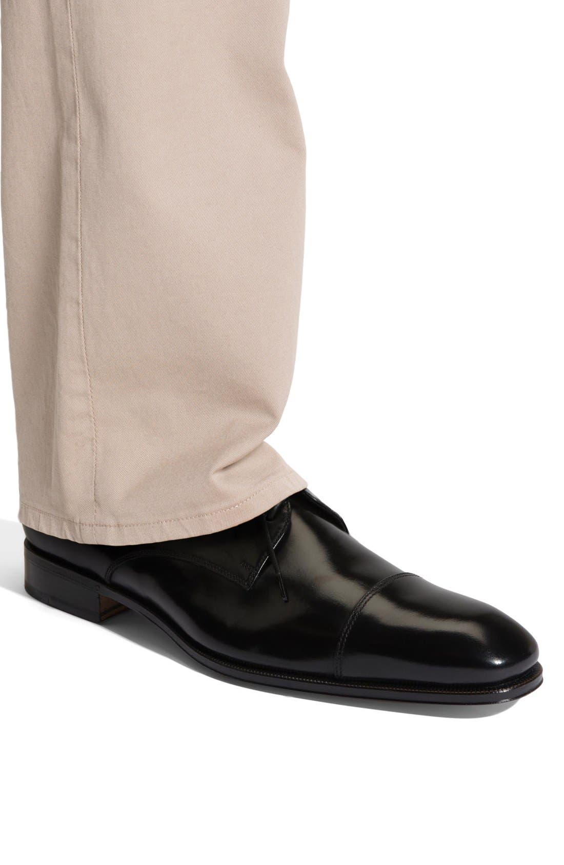 FERRAGAMO Salvatore Ferragamo 'Faraone' Cap Toe Oxford, Alternate, color, 