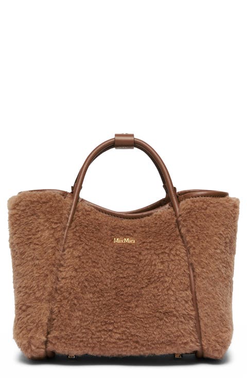 XS Marine Camel Hair & Silk Tote