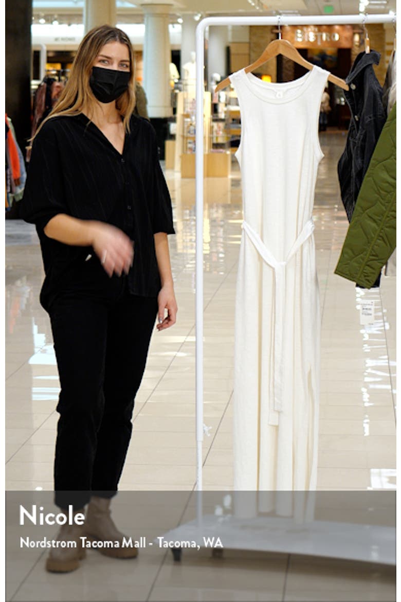 Sleeveless Organic Cotton Knit Maxi Dress video