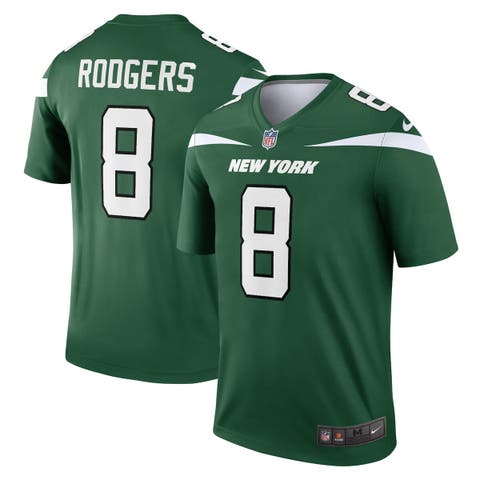 Men's Nike Aaron Rodgers Gotham Green New York Jets Legend Player Jersey