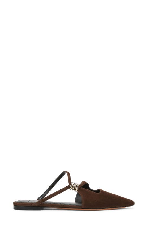 Vince Gilia Pointed Toe Flat In Black