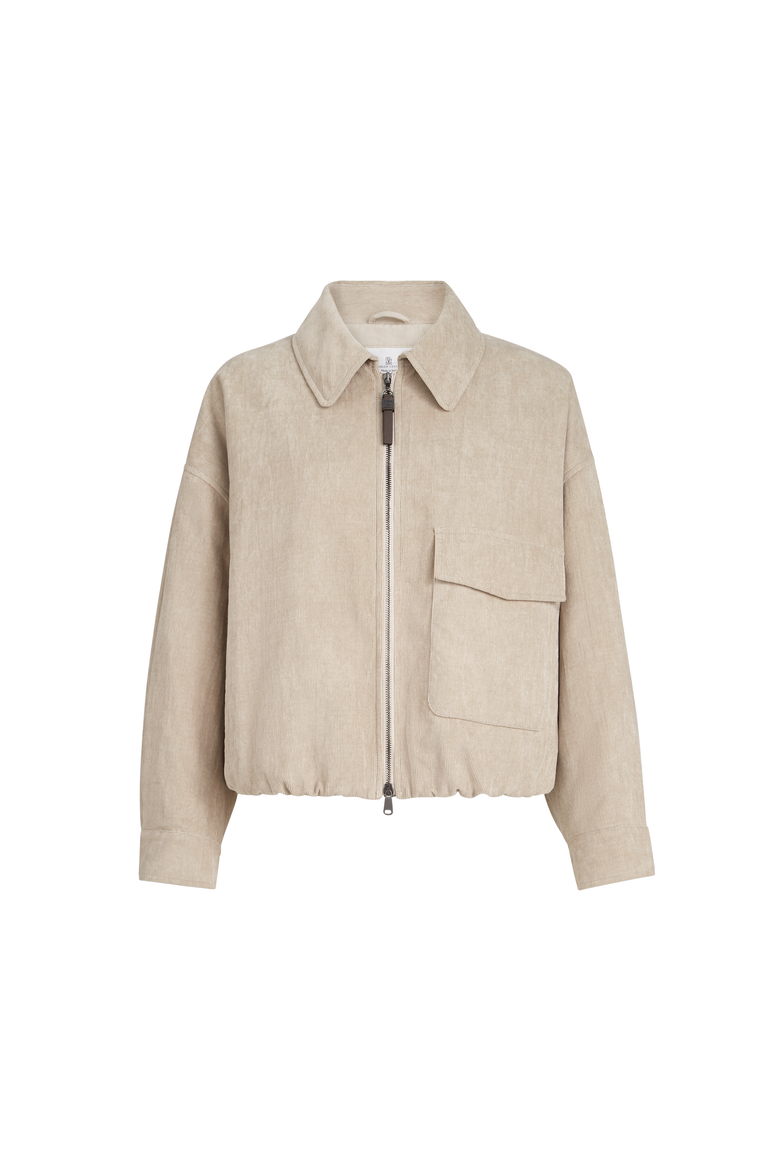 Vintage corduroy outerwear jacket, Alternate, color, Beige