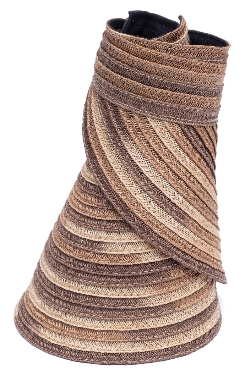 Eugenia Kim Tie Dye Wide Brim Packable Visor, Alternate, color,