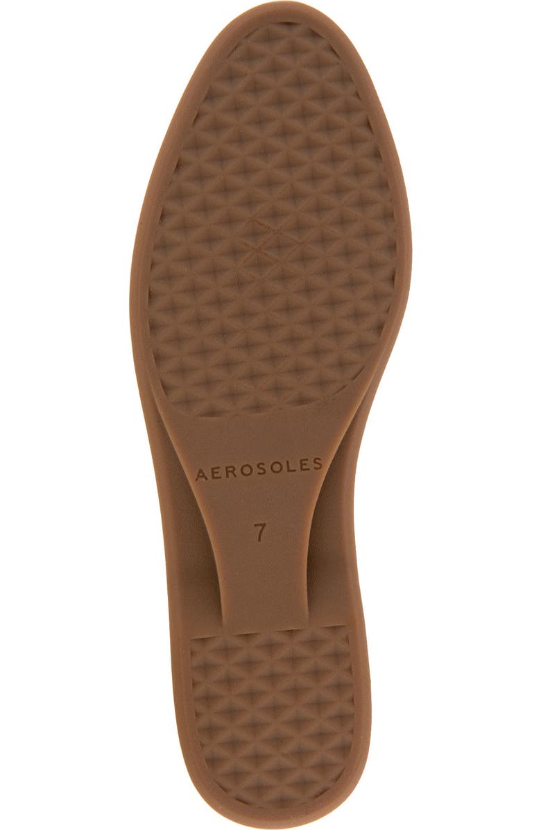 Aerosoles Novia Ballet Flat, Alternate, color, Silver Metallic Leather