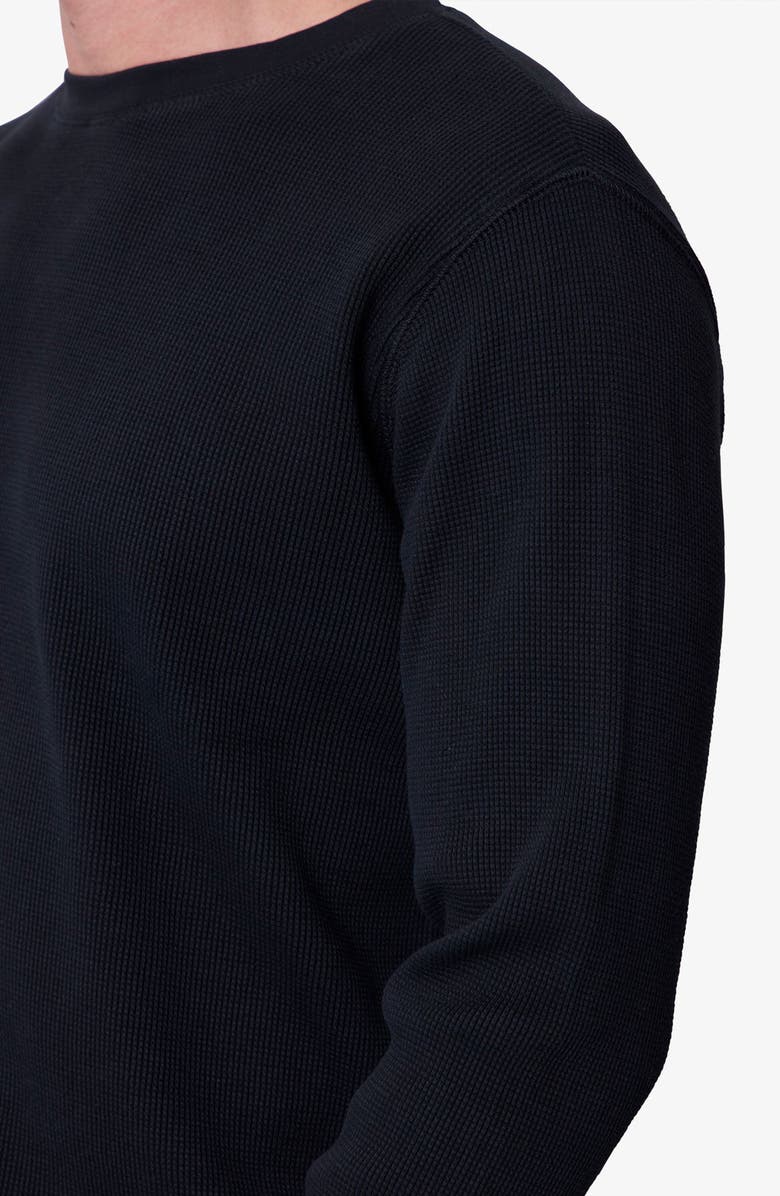 mnml Basic Thermal Long Sleeve T-Shirt, Alternate, color, Black