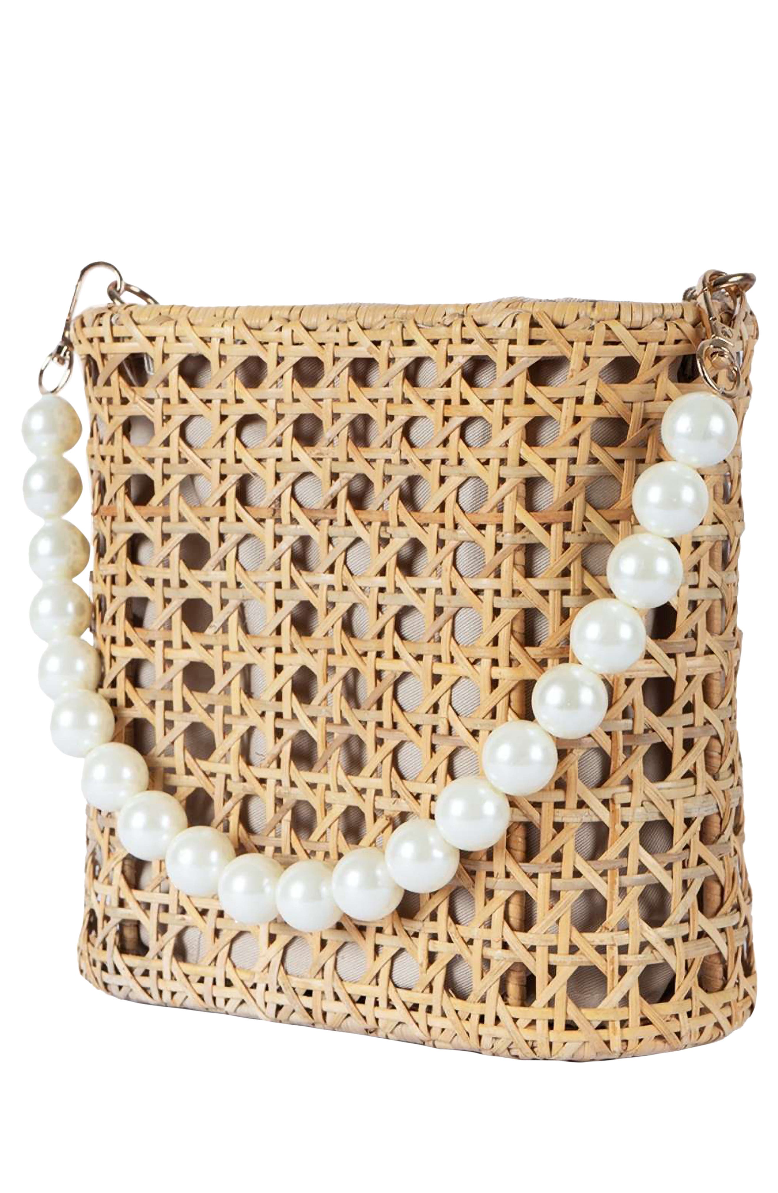 Jelavu Amalfee Rattan Shoulder Bag, Alternate, color, 