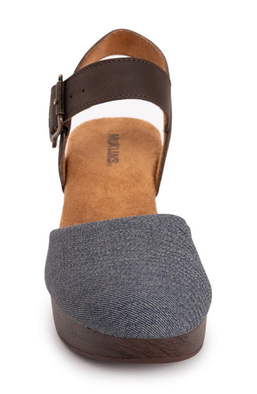 Muk Luks Merritt Quarter Strap Platform Pump In Multi